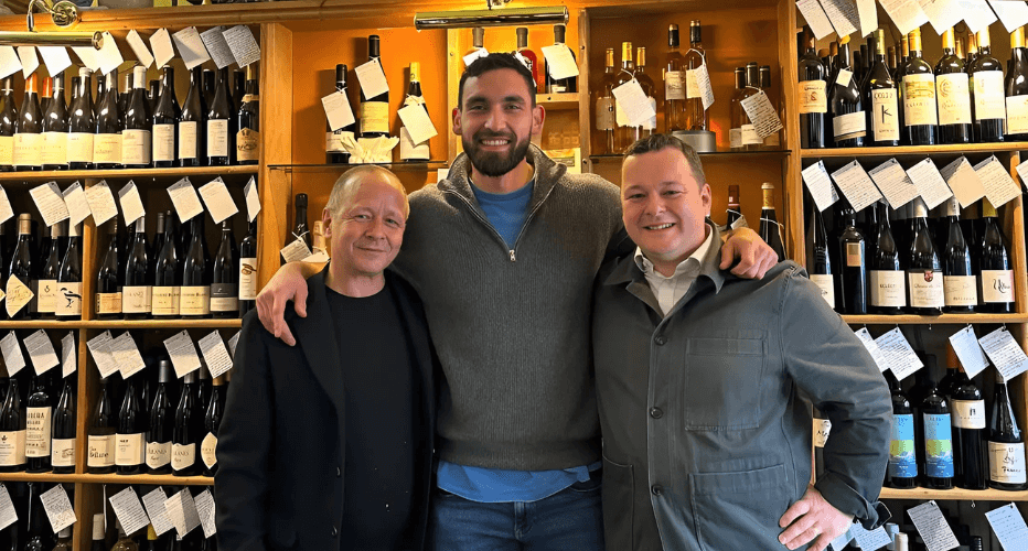 Nikola with Daniel and Tom from "Theatre of wine"