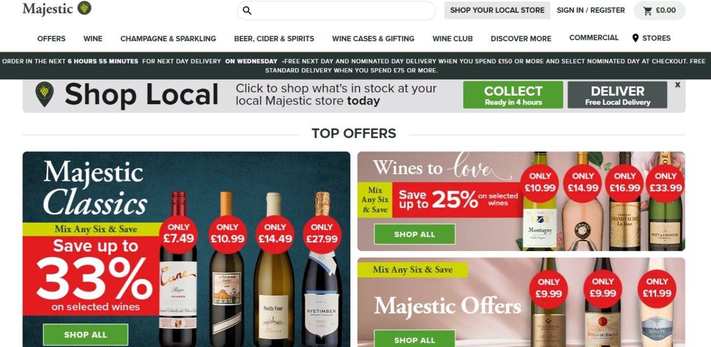 Majestic Wine
