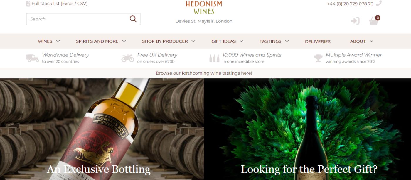 Hedonism Wines