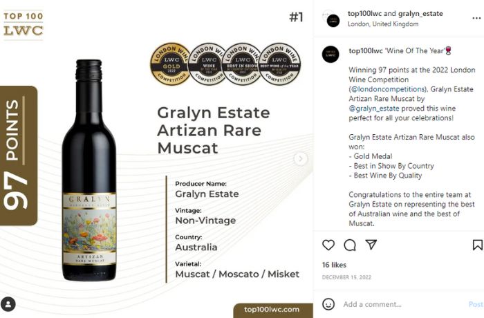 Wine Of The Year
