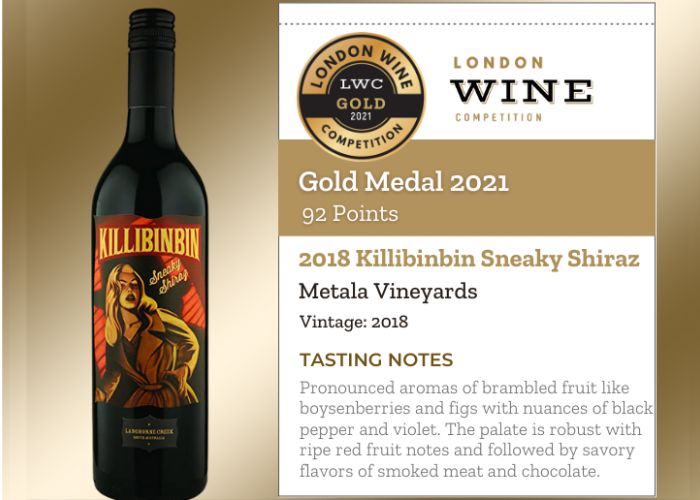 2018 Killibinbin Sneaky Shiraz