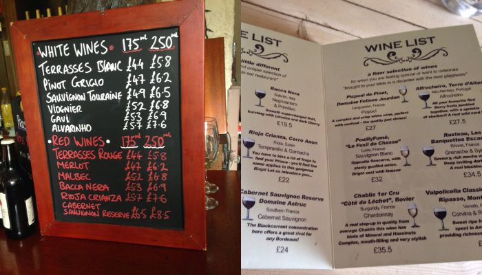 Wine List