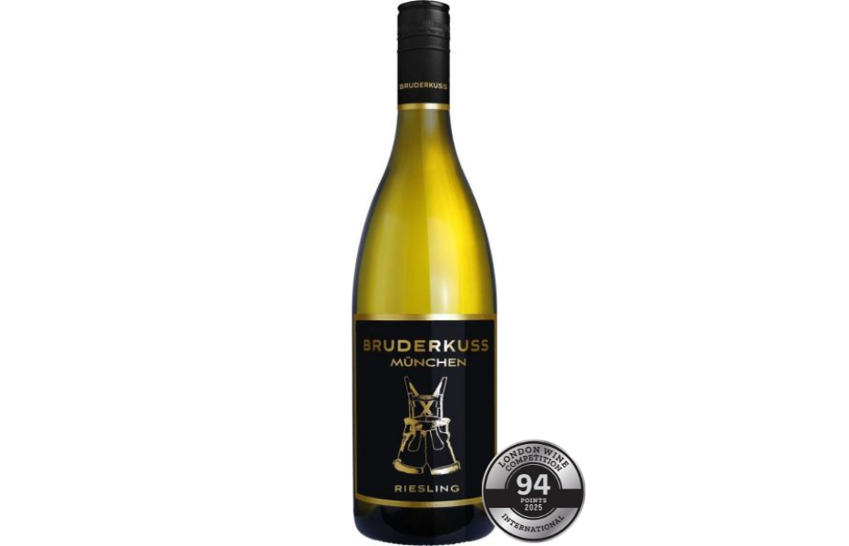 Bruderkuss Weißwein Riesling Lederhose