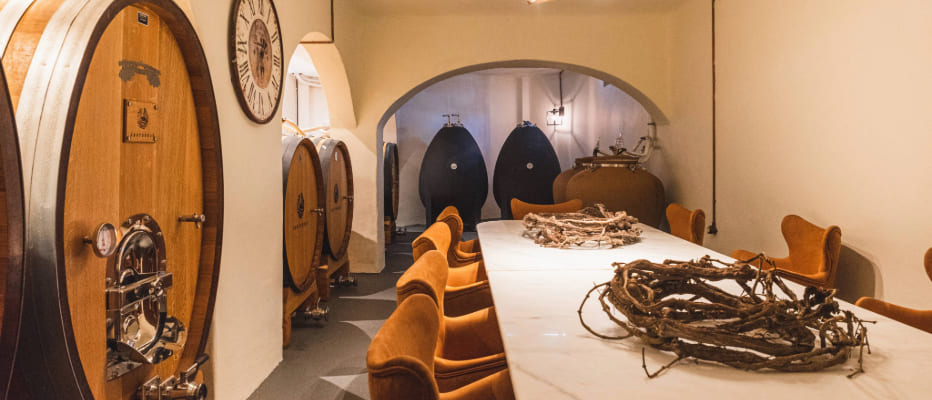 Anhydrous Winery Cellar Anhydrous Winery Cellar